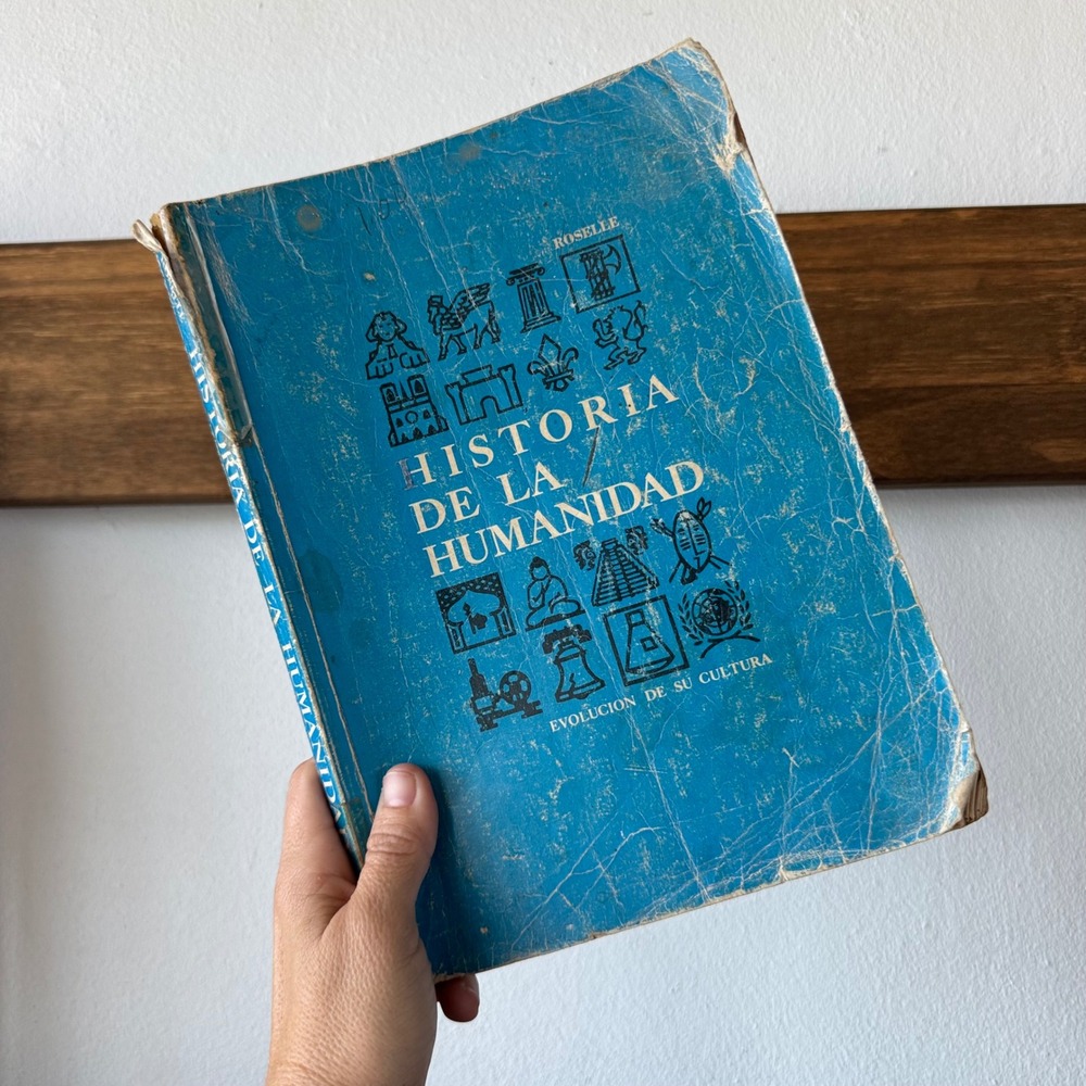 Historia de la Humanidad Libro 1 Daniel Roselle 1973 Spanish History Book
